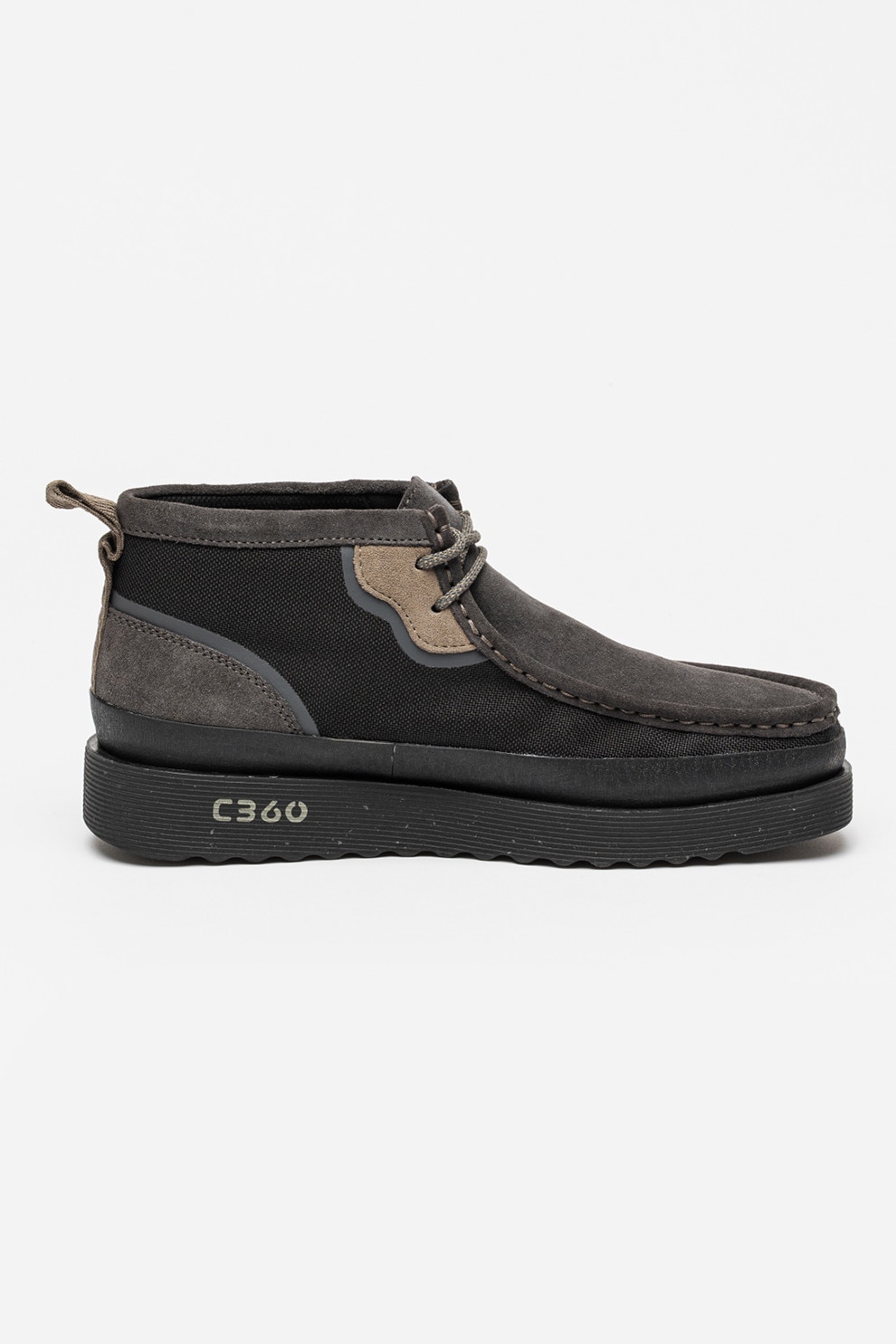 Clarks, Ghete cu tehnologie Gore-Tex Wallabee, Negru, Negru stins
