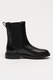Clarks, Ghete Chelsea din piele cu insertii elastice Previa Top, Negru