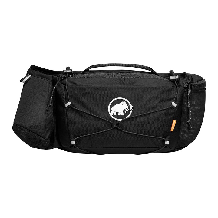 Mammut Lithium táska, unisex sporttáska, kulacstartóval, fekete, 3L