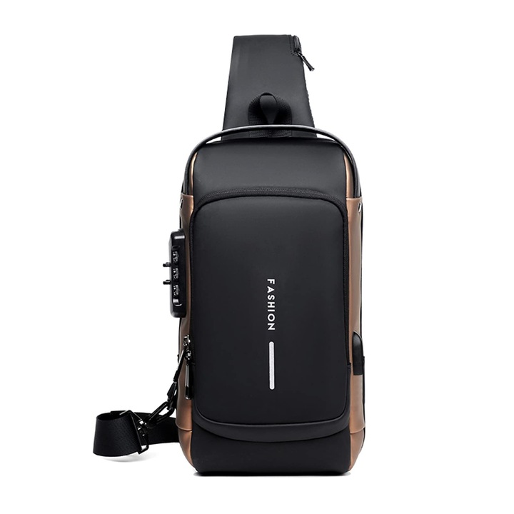 FANDARE vízálló keresztpántos válltáska, többszínű, univerzális méret, több zsebbel