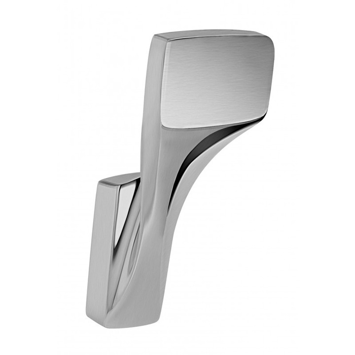 Cuier de haine Inter Ceramic Debra ICA 2853BN, argintiu satinat