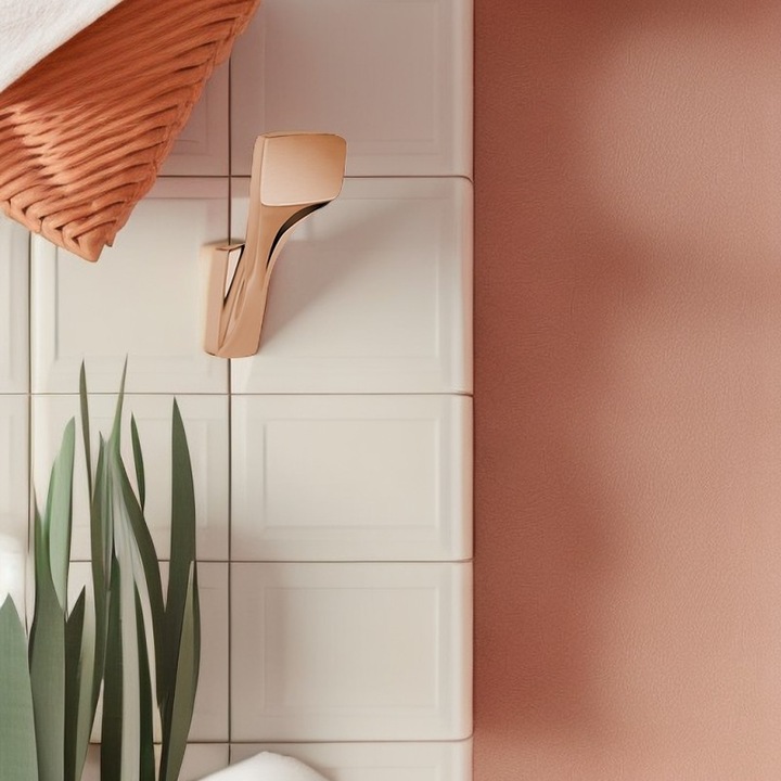 Закачалка Inter Ceramic Елида ICA 2853RG, Розово Злато Сатен