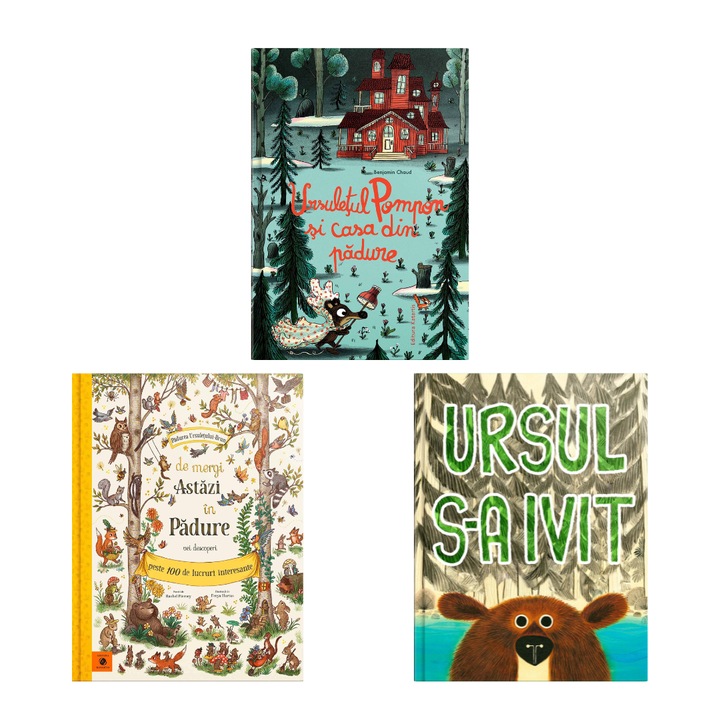 Set 3 carti, Ursi in aventura