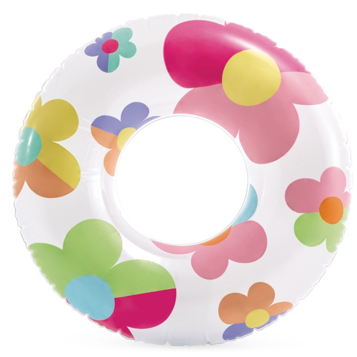 Пояс за плуване Kwiatki, Intex, 81 см, PVC, 40 кг, за деца над 8 години