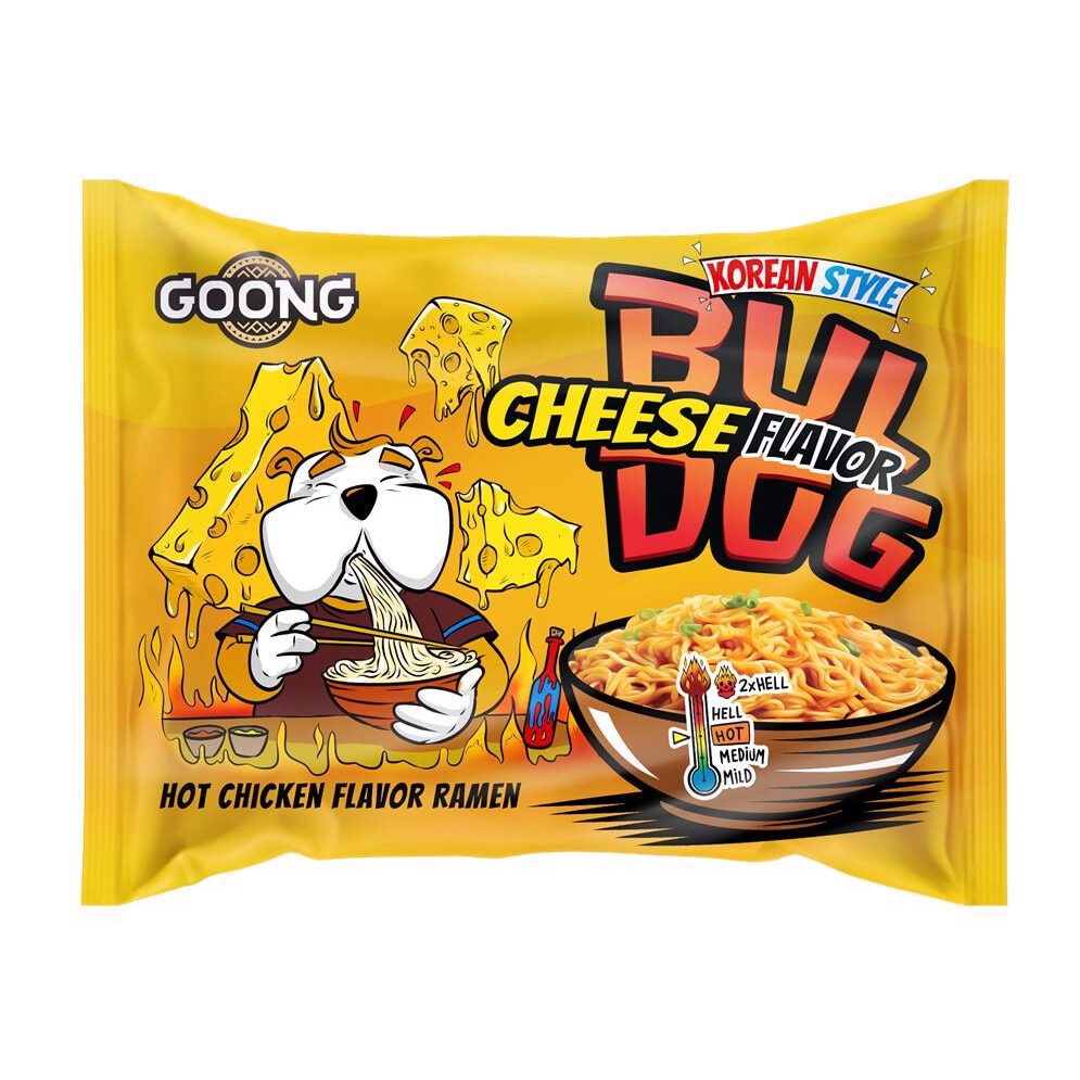 Supa instant Goong Bulldog, 117g, aromă intensă, rapidă la