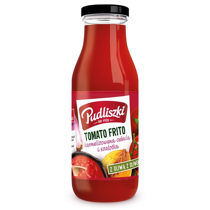 Sos Tomato Frito Pudliszki cu ceapa caramelizata si salota 495g