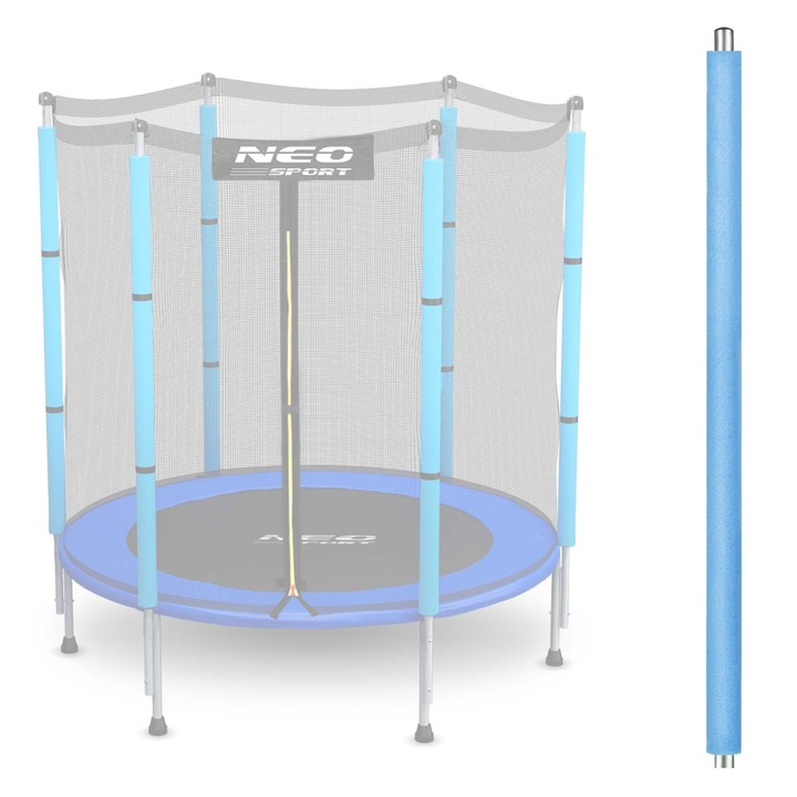 Slupek gorny pentru trampolina 140 cm, Neo-Sport, albastru, 77 cm