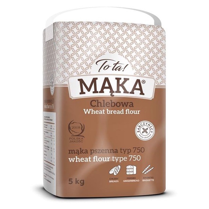 Faina de grau tip 750, TOTA!, 5 kg