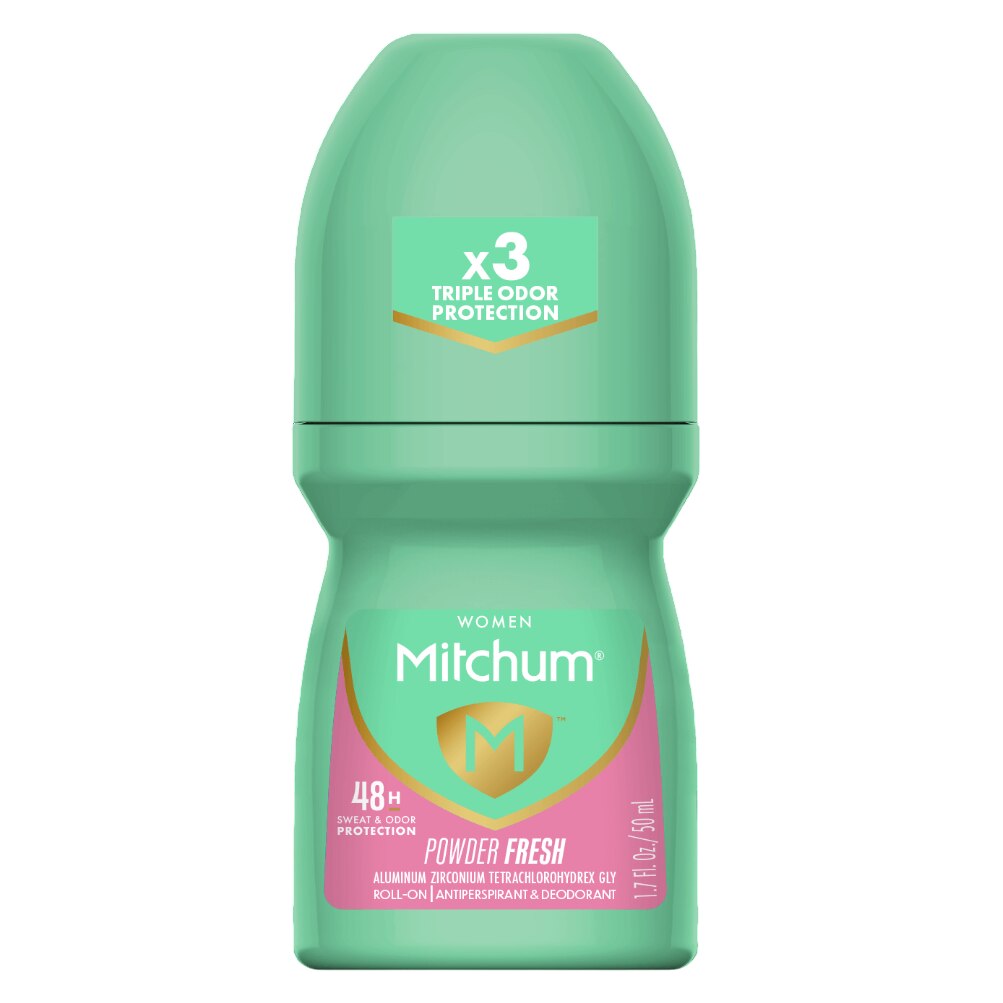 Antiperspirant Roll on Mitchum Triple Odor Defense Powder Fresh Antiperspirant Roll on Mitchum Triple Odor Defense Powder Fresh