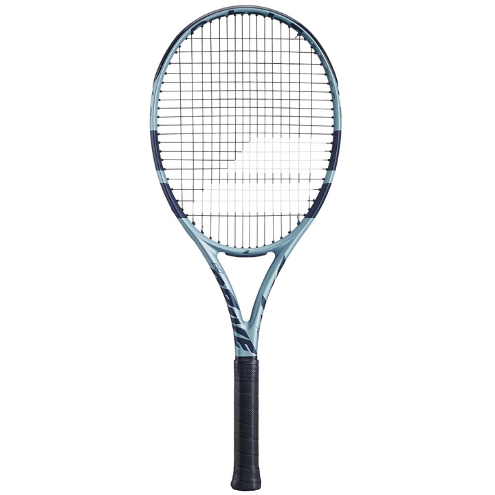 Babolat, Тенис ракета модел Evo Drive, размер на захвата 1, син цвят, графитна рамка, размер на кордата 16X19, за напреднали и опитни играчи, оптимална стабилност и контрол.