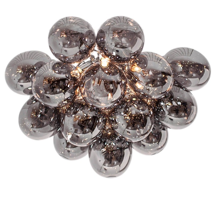 Стенна лампа Rydens 4200990-4505, опушено сиво, неопределени размери