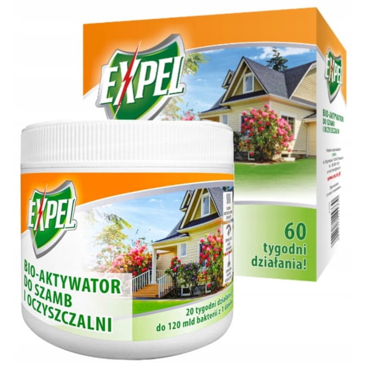 Bioactivator pentru fose septice, EXPEL, 500g, eliminare mirosuri, biodegradabil