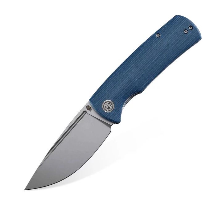 Cutit pliabil Petrified Fish Beluga PF-P01 BMP Blue Micarta