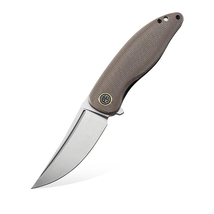 Cutit pliabil Simum PF-P06 Petrified Fish KAMS Khaki Micarta