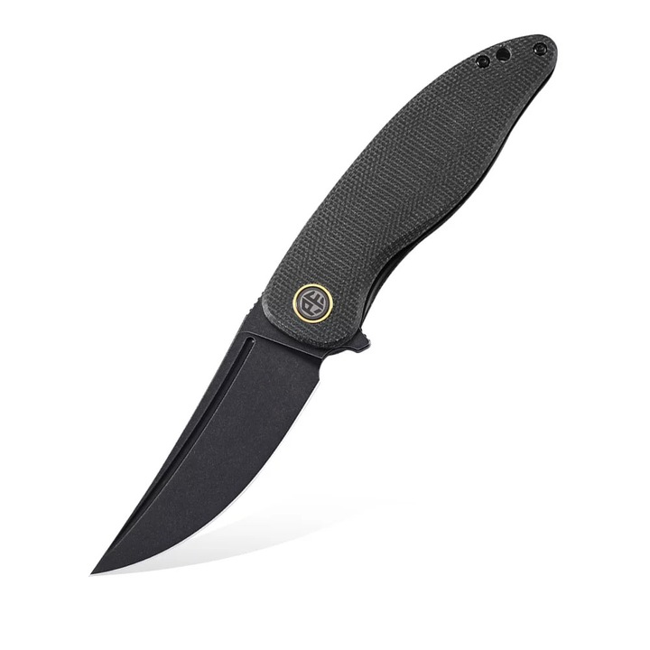 Cutit pliabil Petrified Fish Simum PF-P06 DMDW Micarta negru