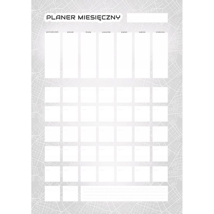 Месечен планер с магнит Wallvy, 30x42 см, персонализируем, многоезичен