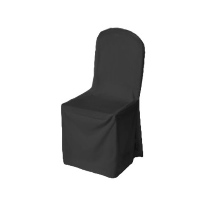 Калъф за стол, Meble OdNowa, черен, 100% полиестер, размери 97x54x42-44см, 44x46см