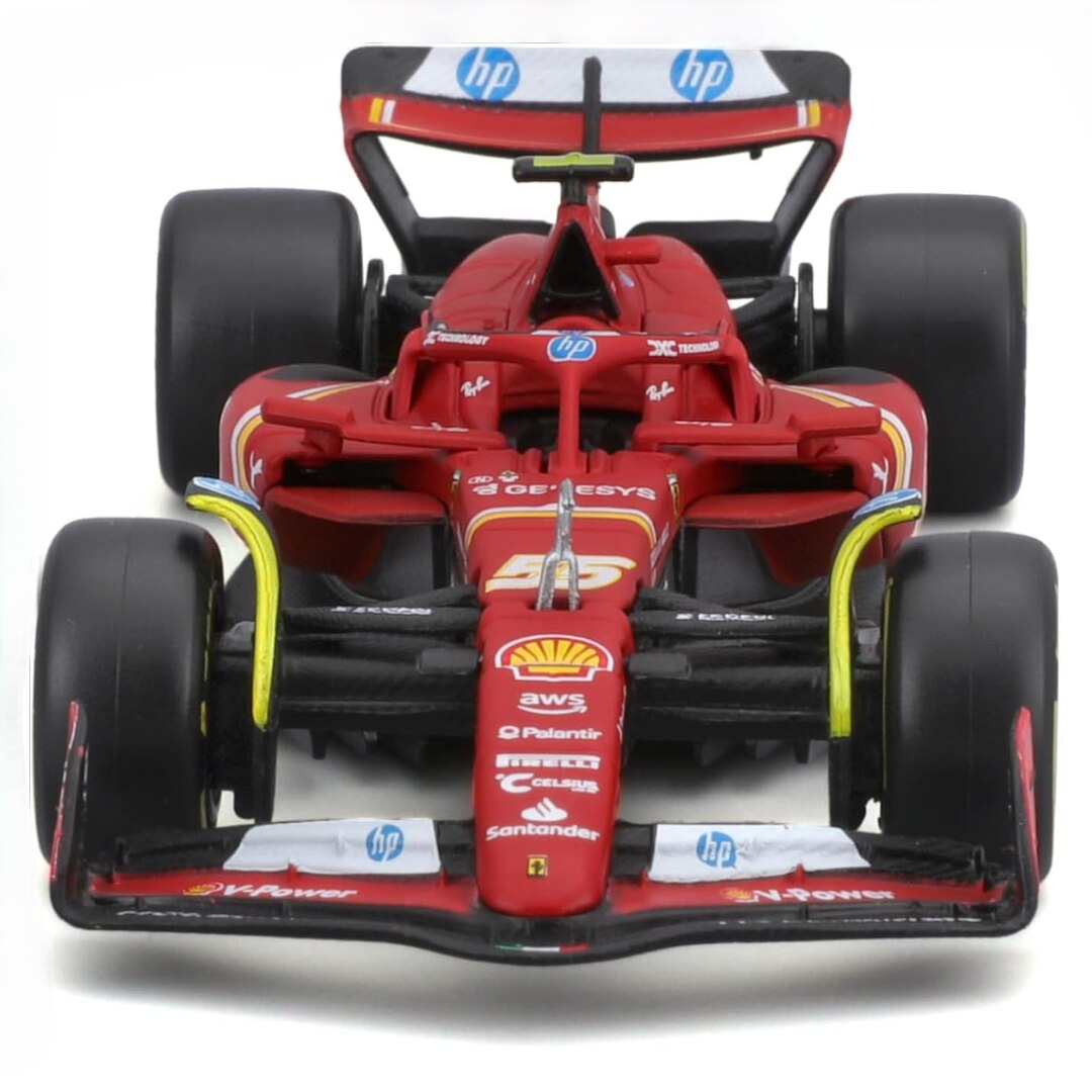 BBurago Automachetă F1 Ferrari SF-24 2024, Carlos Sainz #55, 1:43