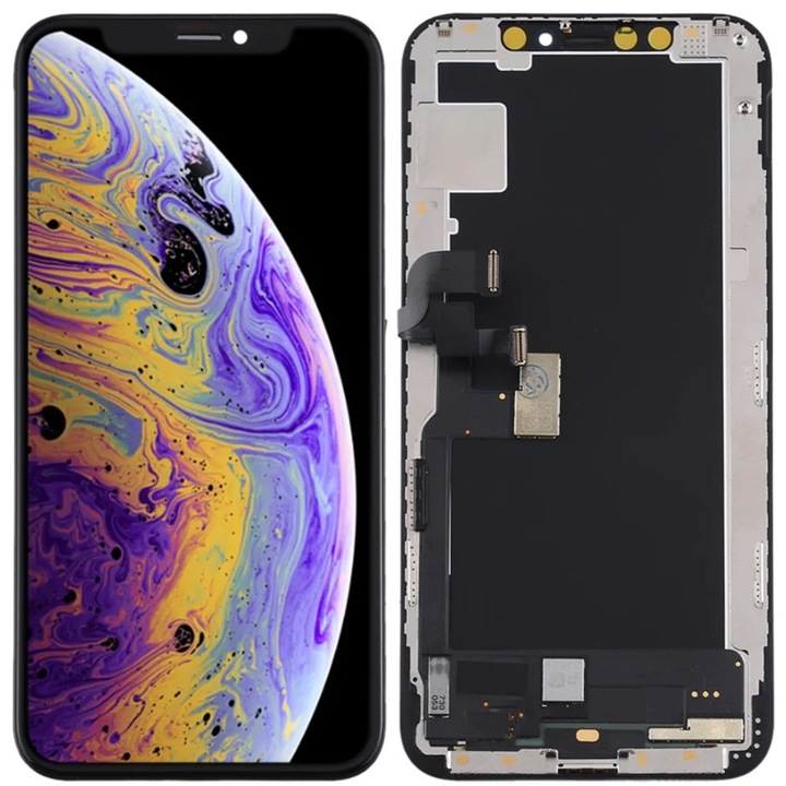 Display original pentru iPhone XS, Tradebit, 5.85", negru