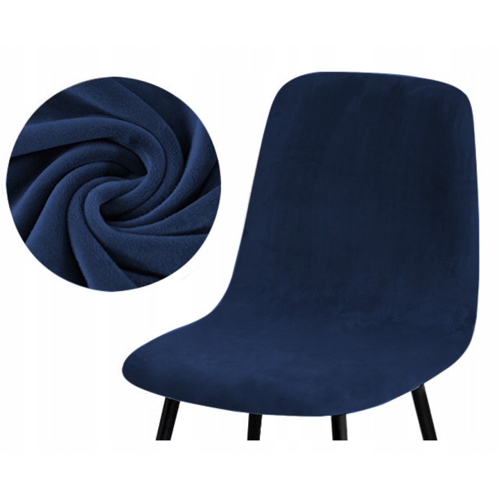 Калъф за скандинавски стол, Meble OdNowa, гранат, материал велур, ластик, комплект