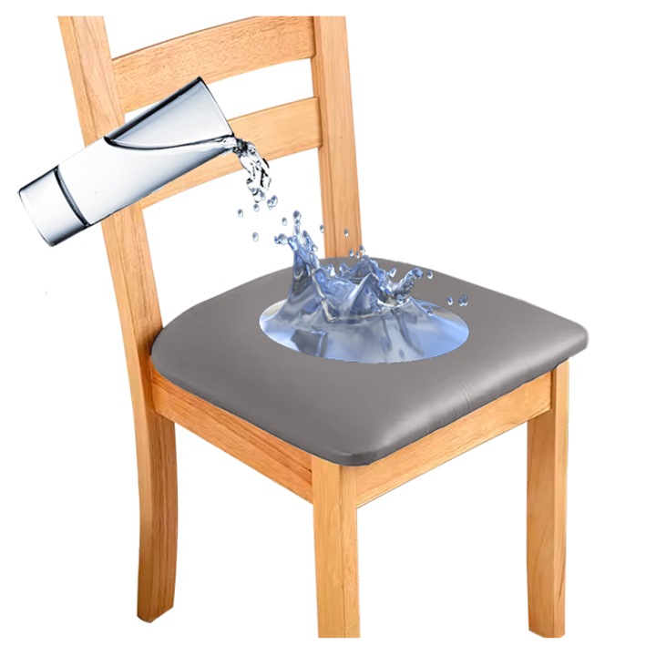 Калъф за стол, Meble OdNowa, екологичен, водоустойчив, тъмносив, размери 36x47см