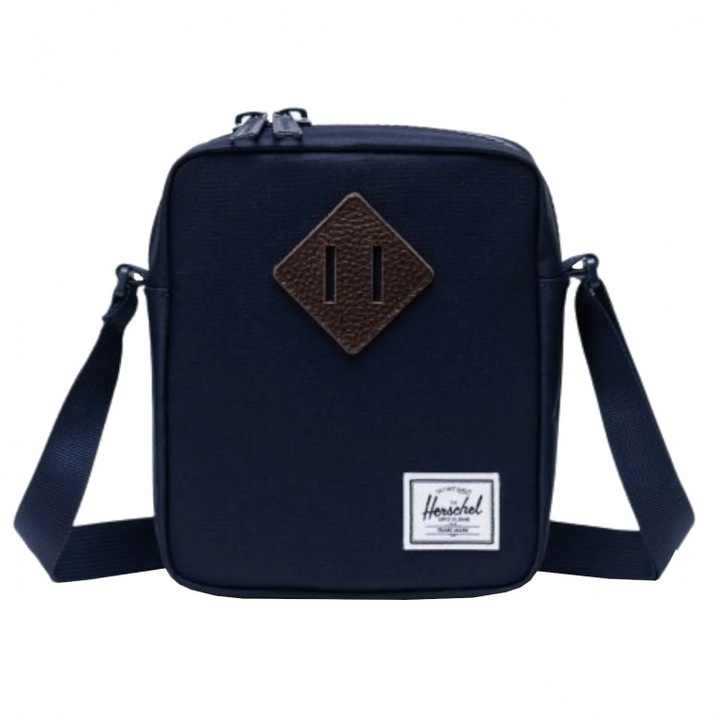 Herschel férfi crossbody táska, Heritage, poliészter, sötétkék
