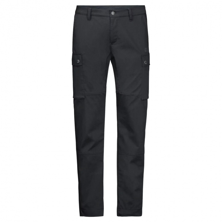 Pantaloni sport Jack Wolfskin, negru, poliester