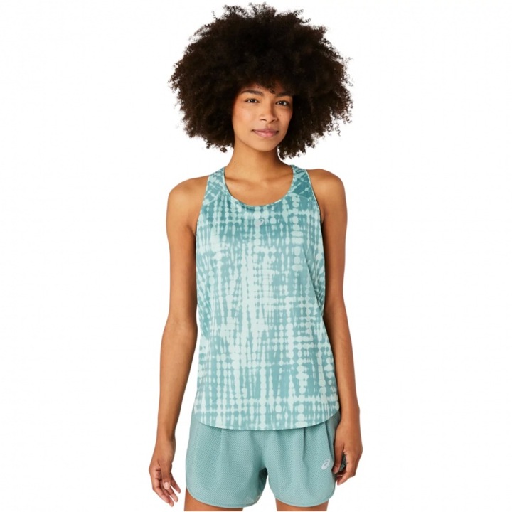 Maiou sport dama, Asics, poliester, verde, S INTL