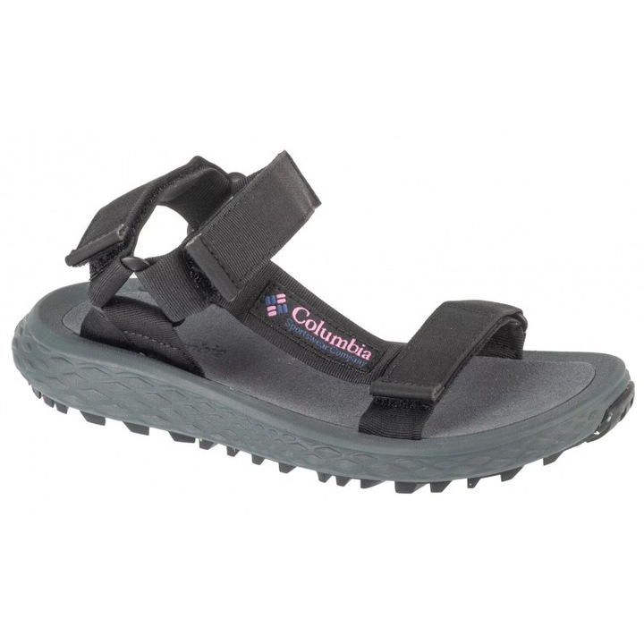Columbia női szandál, Konos Globetrot modell, fekete, textil anyag, 40 EU