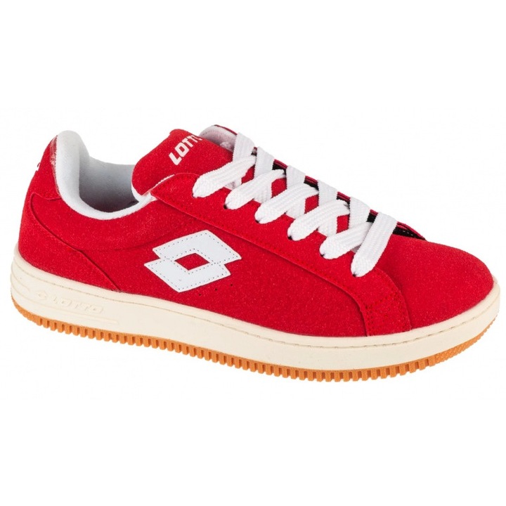 Унисекс маратонки Lotto Yarin, изкуствена кожа, червен, 45 EU