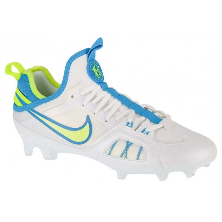 Nike férfi focicipő, ekológikus bőr, fehér/kék