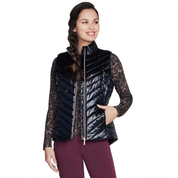 Vesta sport Skechers, GO Shield Shine, poliester, negru, XL INTL