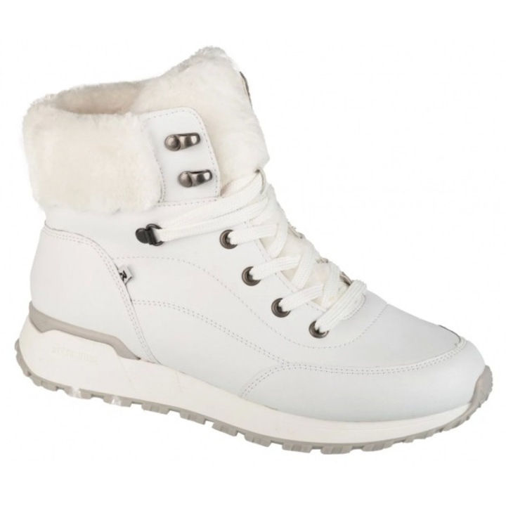 Cizme dama Rieker, piele naturala, alb, 41 EU