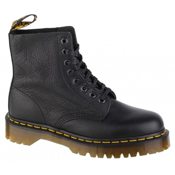 Katonai bakancs, Dr. Martens, 1460 Pascal Bex, valódi bőr, fekete, 36 EU