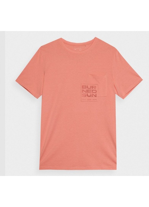 Férfi 4F póló, pamut, rózsaszín