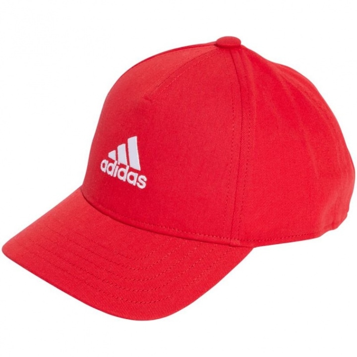 Мъжка шапка Adidas, бродирано лого, червена, M/L