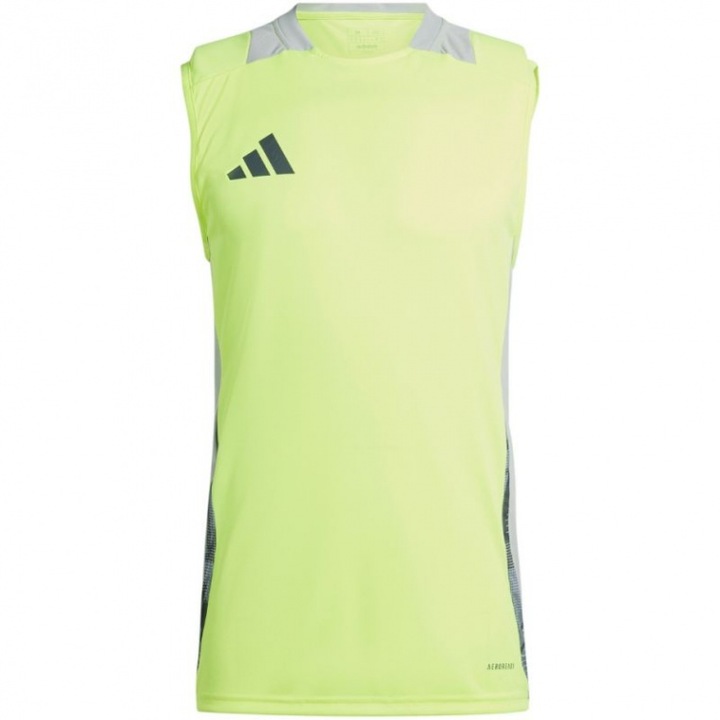 Férfi sportpóló, adidas, Tiro 24, ujjatlan, légáteresztő anyag