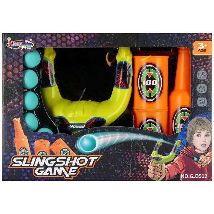 Prastie cu mingiute, set 6 bucati, dimensiuni 29x21x8cm, pentru copii 3+