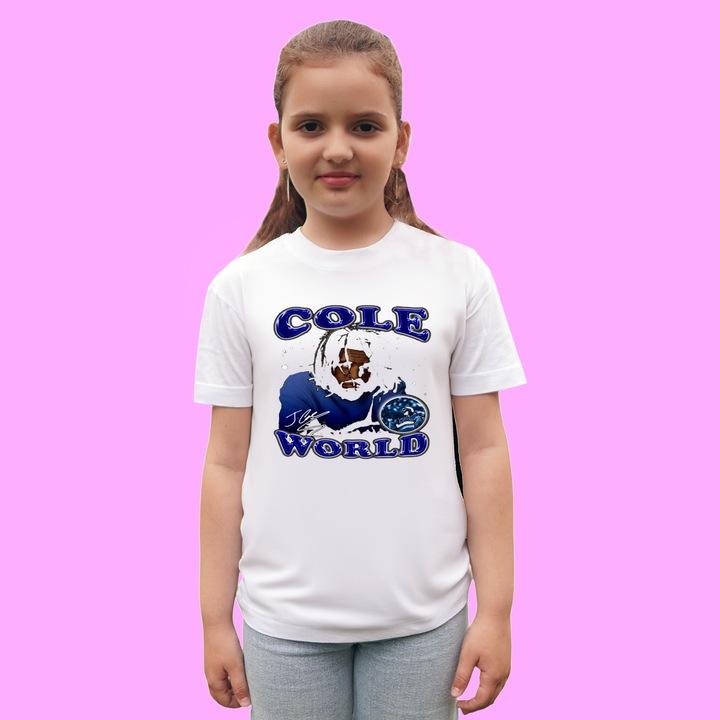 Tricou copii artist trupa J. Cole, Alb
