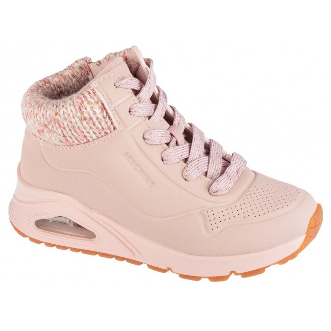Pantofi sport copii, Skechers, Darling Daze, roz, piele sintetica