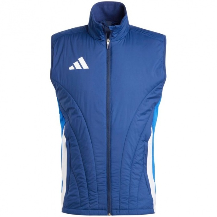 Férfi sportmellény, Adidas, Teamwear24, poliészter, kék