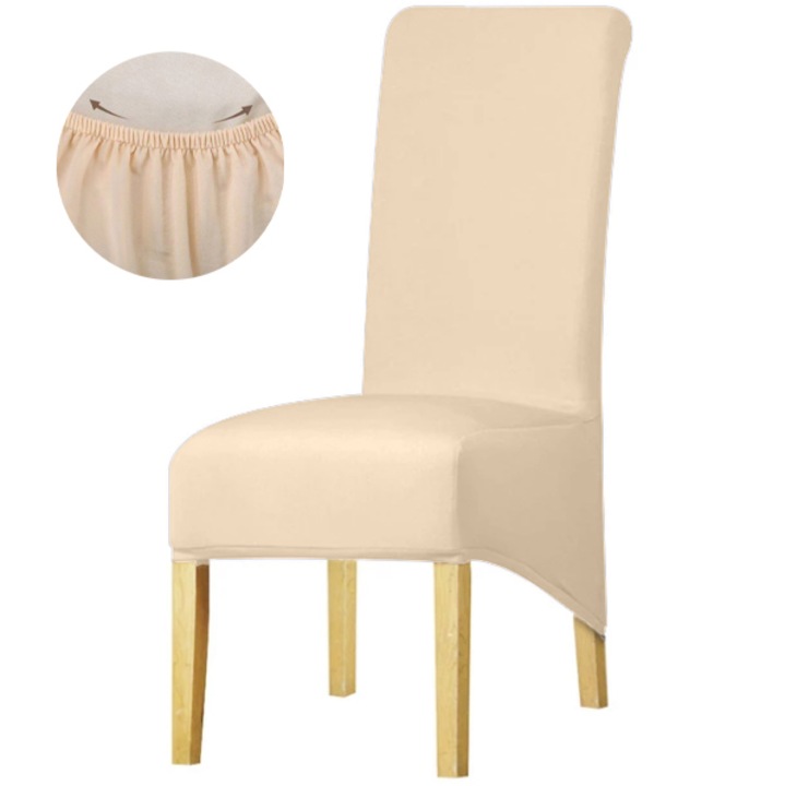 Husa scaun XXL, Meble OdNowa, crem, material elastic si rezistent, lavabil