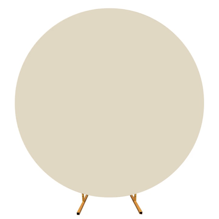 Patura dubla pentru arc de nunta, Meble OdNowa, 200 cm, sampanie, rezistenta la spalare