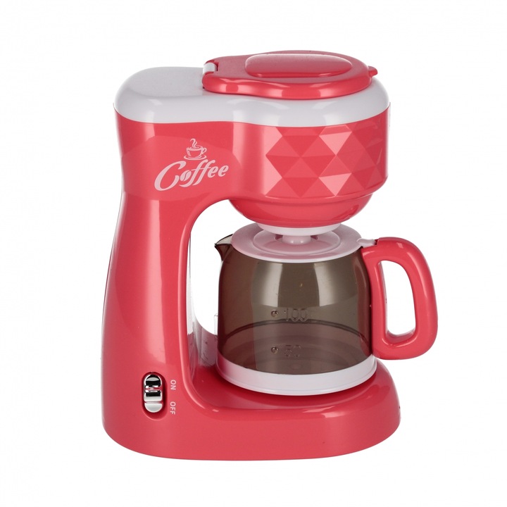 Kávéfőző, 18x19x10cm, piros