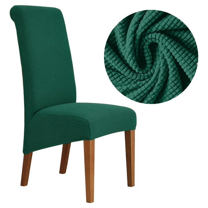 Husa scaun XXL, Meble OdNowa, verde butoi, material elastic si rezistent
