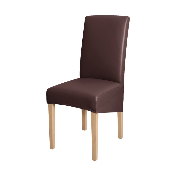 Husa pentru scaun, Meble OdNowa, XXL, din piele ecologica, impermeabila, culoare maro