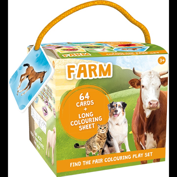 Joc educativ Malowanka Farma, set, multicolor