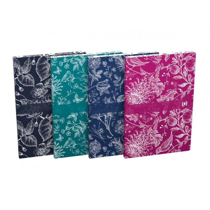 Caiet B5, 80 file, 90g, margine, multicolor, 5 seturi