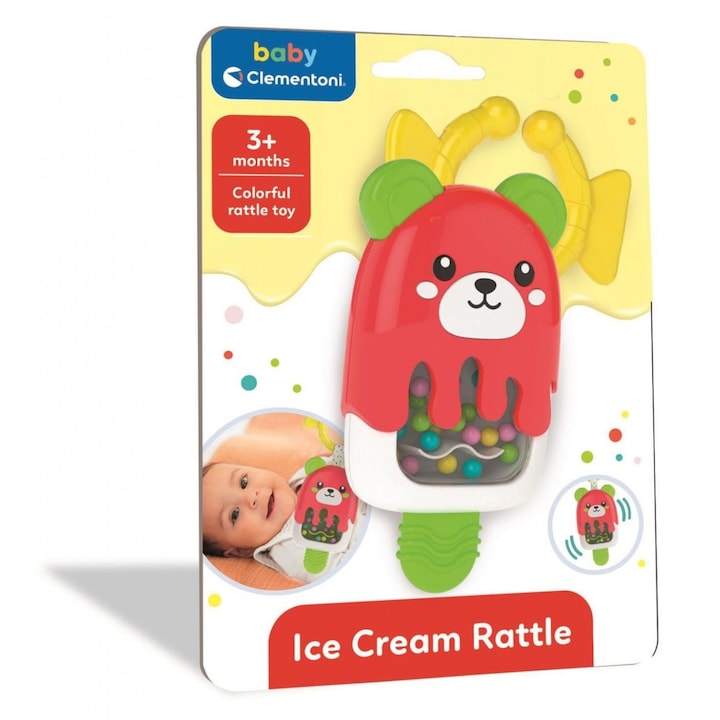 Baby Clementoni Jégkrém csörgõ
