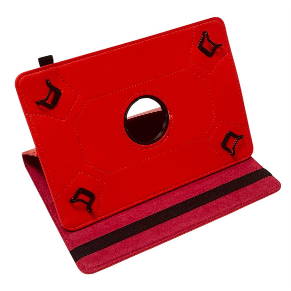 Husa tableta 10', model universal, rosu, rotire 360 grade